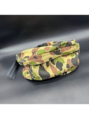 Vintage Camo Fanny Pack Waist Bag Hunting Camouflage Outdoor Products USA Retro